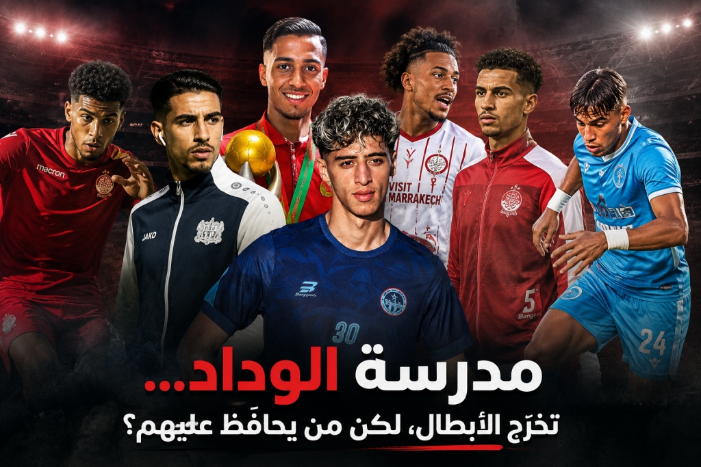 مدرسة الوداد… منجم للمواهب أم محطة عبور؟