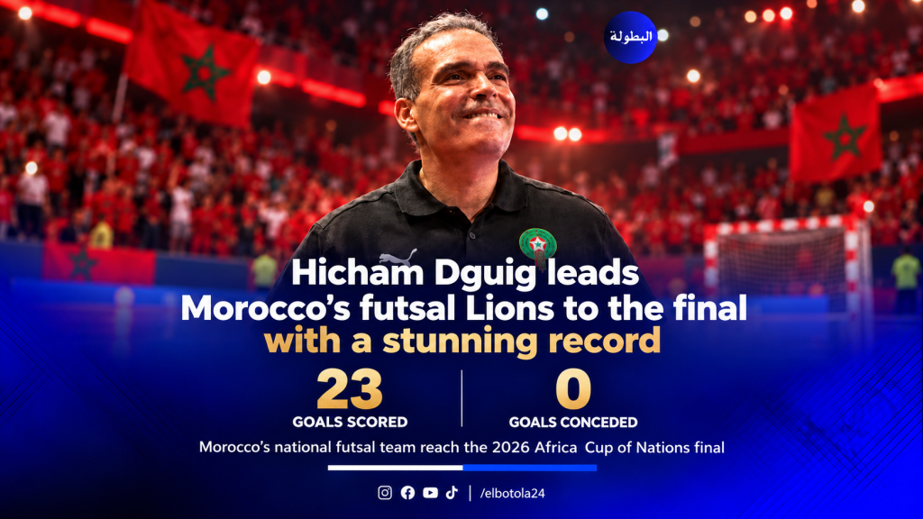23 Goals, Zero Conceded: Dguig Leads Morocco to Futsal AFCON Final